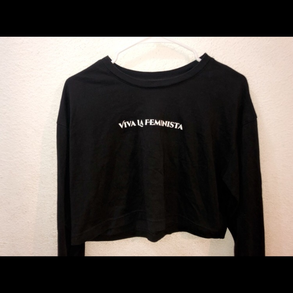 Viva La Feminista Crop Top